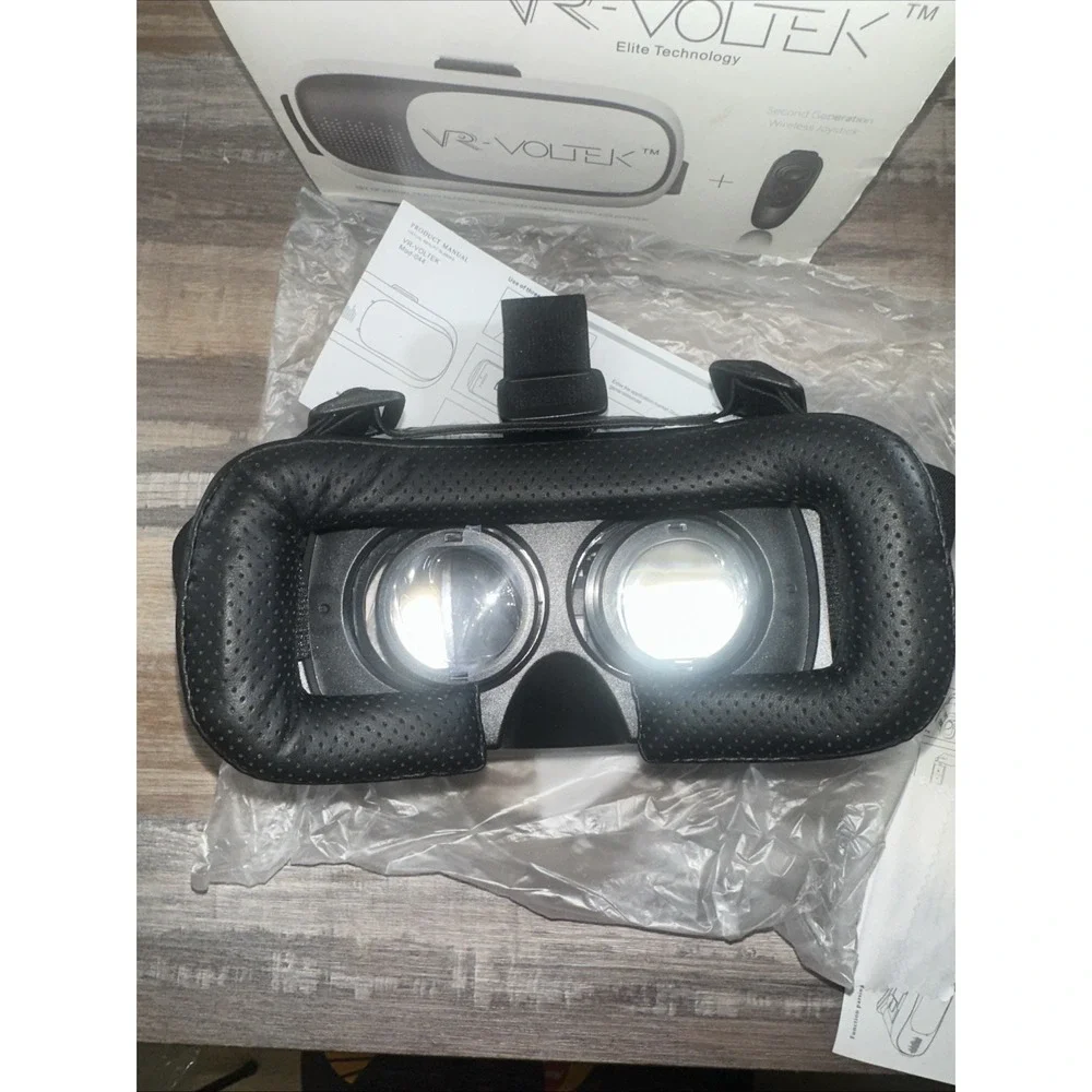 Virtual Reality Goggles Headset - VR Gear Video Glasses + Wireless Joystick